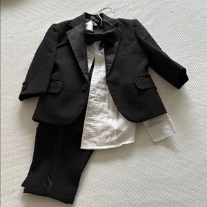 Nautica Black and White Tuxedo Set for Kids
